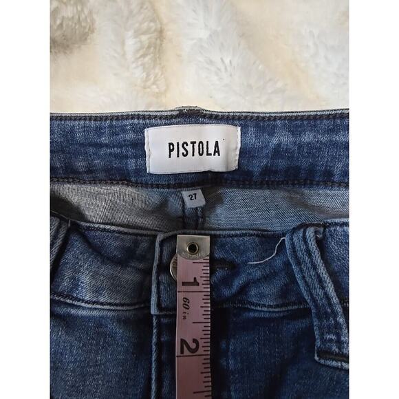 Pistola Medium Wash Stretch Skinny Blue Denim Jeans Women’s Size 27 Casual - Picture 5 of 9